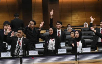 Students take over Parliament, speaker says they debate better than MPs