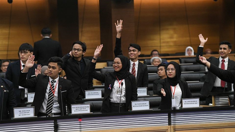 Students take over Parliament, speaker says they debate better than MPs